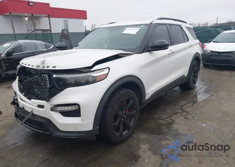 2021 Ford Explorer St из США, поврежденный, VIN 1FM5K8GC3MGA22811